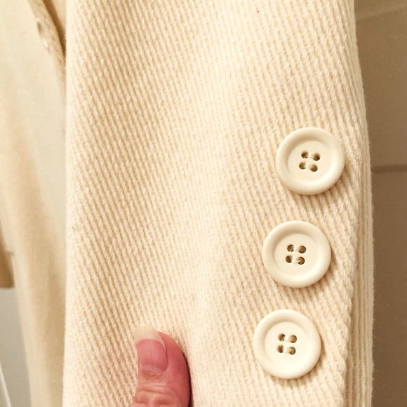 Women’s wool blend long fall/winter jacket - Picture 4 of 5